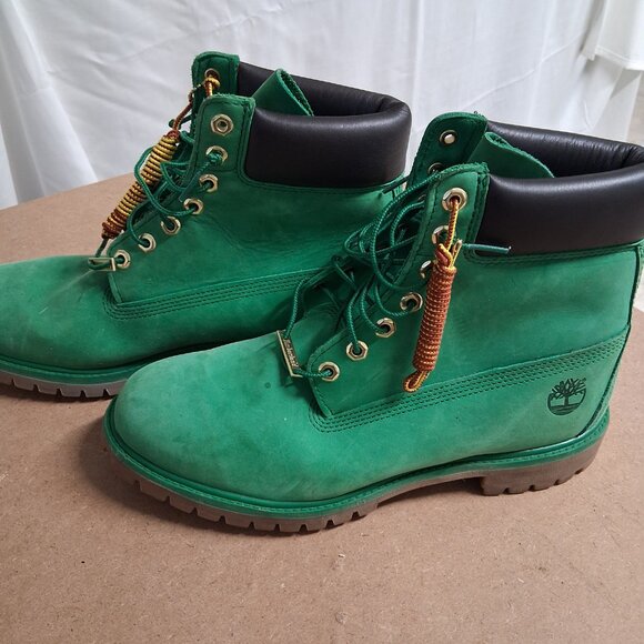 Timberland “Wintergreens” Special Edition Boots  Green Suede  Size 11M  Limited main image 4